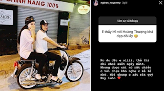 Phản ứng của Á hậu Huyền My khi được ghép đôi với Đức Huy?