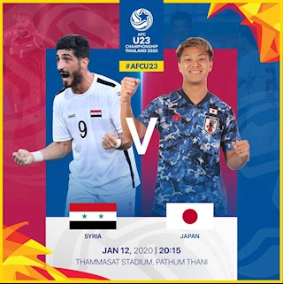 Link xem trực tiếp U23 Syria vs U23 Nhật Bản hôm nay 12/1/2020