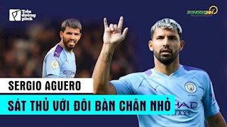 VIDEO: Sergio Aguero phá kỉ lục Premier League: Sát thủ với đôi bàn chân nhỏ