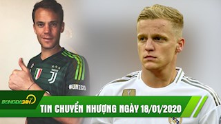 TIN NÓNG chuyển nhượng 18/1: Real đạt thỏa thuận mua Van de Beek? Neuer chuyển sang Juve thi đấu cùng Ronaldo TIN NONG chuyen nhuong 18/1: Real dat thoa thuan mua Van de Beek? Neuer chuyen sang Juve thi dau cung Ronaldo