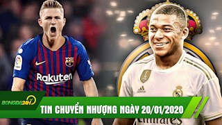 TIN NÓNG chuyển nhượng 20/1: Zidane họp khẩn Perez, Real chuẩn bị ký Mbappe, Barca đàm phán mua De Ligt TIN NONG chuyen nhuong 20/1: Zidane hop khan Perez, Real chuan bi ky Mbappe, Barca dam phan mua De Ligt