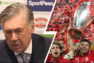 VIDEO: HLV Ancelotti an ủi học trò bằng cách kể lại ác mộng Istanbul ngày nào