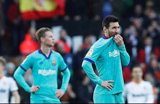 Barca thua bạc nhược Valencia: Dấu hiệu của một thảm họa?