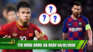 TIN NÓNG bóng đá hôm nay 04/01:  Quang Hải xếp 17 Châu Á, Barca chốt 3 cái tên SIÊU KHỦNG thay thế Messi