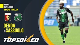 Nhận định Genoa vs Sassuolo 0h00 ngày 6/1 (Serie A 2019/20)