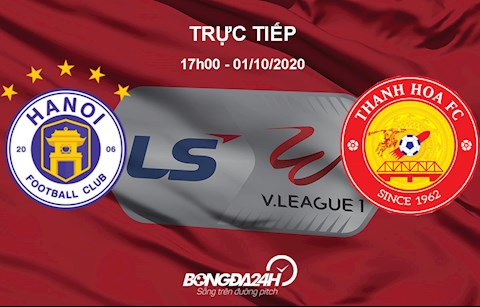 Trực tiếp Hà Nội vs Thanh Hóa vòng 13 V-League 2020