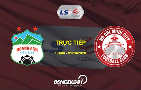 Link xem trực tiếp HAGL vs TPHCM (Vòng 13 LS V.League 1 - 2020)