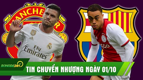TIN CHUYỂN NHƯỢNG 1/10: Sao Real công khai tỏ tình MU; Barca sắp có sao trẻ Ajax