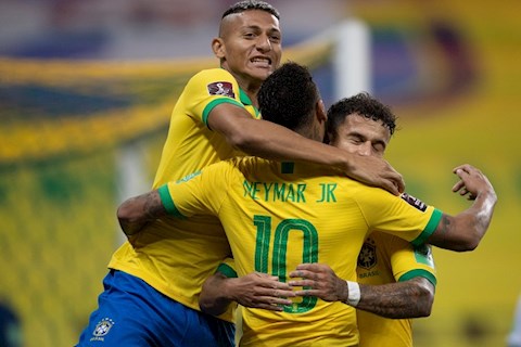 Bất ngờ với số kiến tạo của Neymar trong màu áo ĐT Brazil