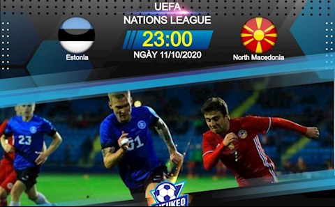 Nhận định bóng đá Estonia vs Macedonia 23h00 ngày 11/10 (UEFA Nations League 2020/21)