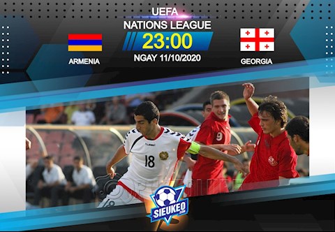 Nhận định bóng đá Armenia vs Georgia 23h00 ngày 11/10 (UEFA Nations League 2020/21)