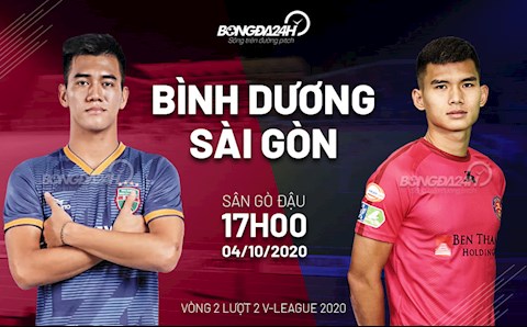 Nhận định bóng đá Bình Dương vs Sài Gòn 17h00 ngày 14/10 (V-League 2020)