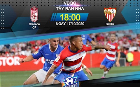 Nhận định bóng đá Granada vs Sevilla 18h00 ngày 17/10 (La Liga 2020/21)