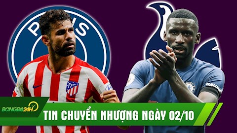 TIN CHUYỂN NHƯỢNG 2/10: PSG gây SỐC khi mua Deigo Costa? Chelsea đẩy thảm họa phòng ngự sang Spurs