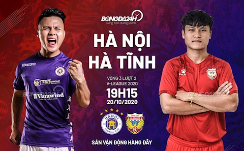 Nhận định bóng đá Hà Nội vs Hà Tĩnh 19h15 ngày 20/10 (V-League 2020)