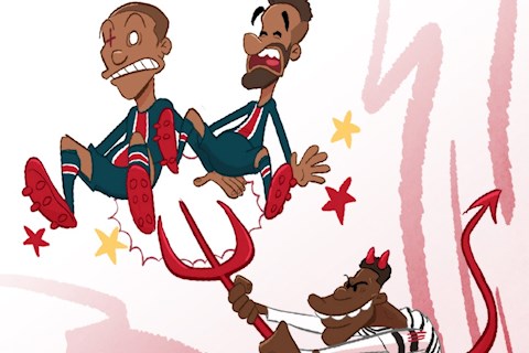 Biếm họa: Quỷ đỏ Rashford xiên Neymar và Mbappe ngay tại Paris