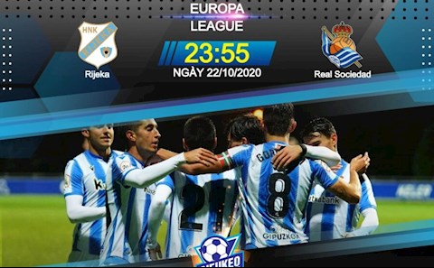 Nhận định bóng đá Rijeka vs Sociedad 23h55 ngày 22/10 (Europa League 2020/21)