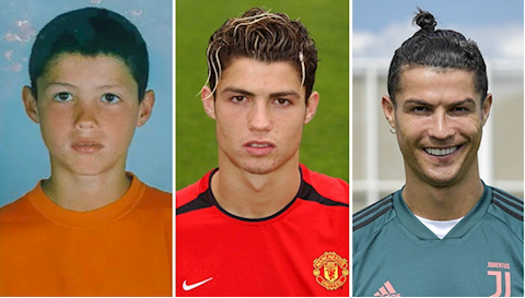Tổng hợp 15 kiểu tóc của Cristiano Ronaldo xuyên suốt sự nghiệp