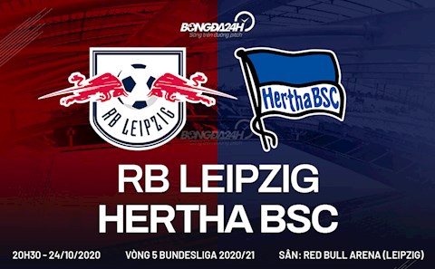 Nhận định bóng đá Leipzig vs Hertha Berlin 20h30 ngày 24/10 (Bundesliga 2020/21)