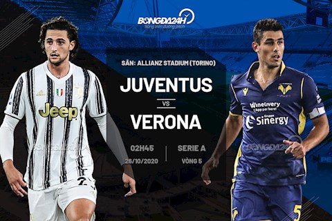 Nhận định bóng đá Juventus vs Verona 2h45 ngày 26/10 (Serie A 2020/21)