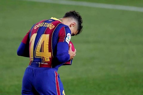 Barca muốn tống khứ Coutinho ngay trong mùa Đông 2021