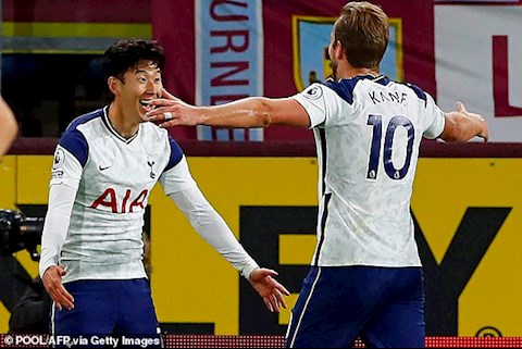 Son vs Kane lại song kiếm hợp bích giúp Totenham vượt ải Burnley