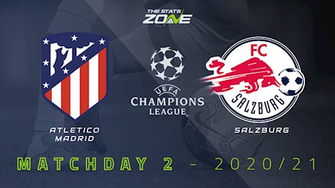 Nhận định bóng đá Atletico Madrid vs Salzburg 3h00 ngày 28/10 (UEFA Champions League 2020/21)