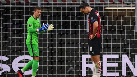 HLV Milan tiết lộ lý do thay Ibrahimovic sau hiệp 1