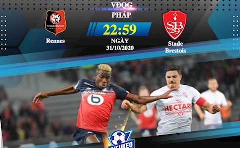 Nhận định bóng đá Rennes vs Brest 23h00 ngày 31/10 (Ligue 1 2020/21)