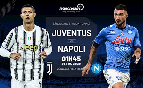 Nhận định bóng đá Juventus vs Napoli 1h45 ngày 5/10 (Serie A 2020/21)