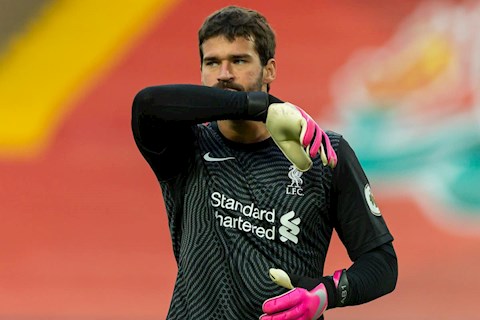 Lý do Alisson không ra sân trong trận thua Brighton