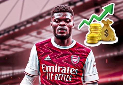 Cực sốc với mức lương của Thomas Partey ở Arsenal