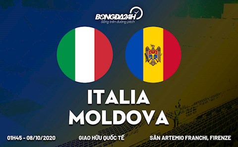 Nhận định bóng đá Italia vs Moldova 1h45 ngày 8/10 (Giao hữu quốc tế)