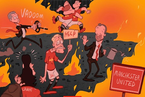 Biếm họa: Cavani hoảng loạn khi đến MU, Ozil cứu khủng long Arsenal