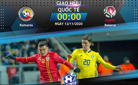 Nhận định bóng đá Romania vs Belarus 0h00 ngày 12/11 (Giao hữu quốc tế)