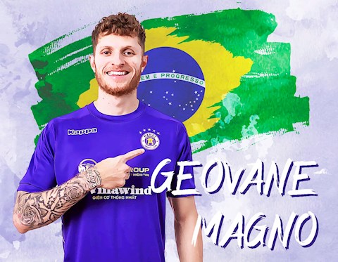 CLB Hà Nội đăng clip ra mắt bom tấn Geovane Magno
