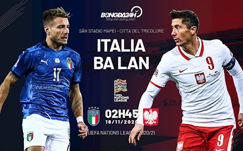 Nhận định bóng đá Italia vs Ba Lan 2h45 ngày 16/11 (UEFA Nations League 2020/21)