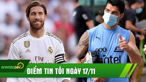 ĐIỂM TIN TỐI 17/11: Perez chốt tương lai công thần; Suarez lỡ hẹn đấu Barca
