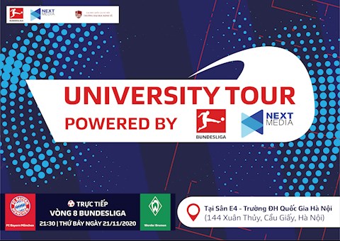 Đại học kinh tế - Đại học Quốc gia Hà Nội: Điểm dừng chân đầu tiên của sự kiện Bundesliga University tour