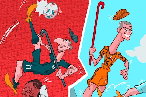 Biếm họa: Hai ông già Ronaldo và Ibrahimovic khuấy đảo Serie A