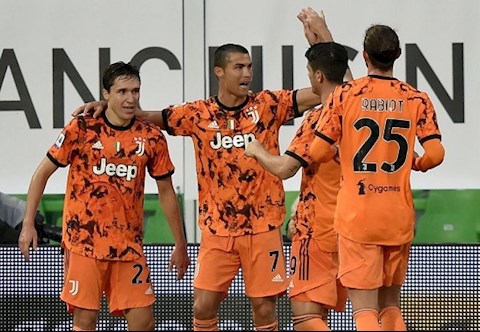 Tái xuất sau Covid-19, Ronaldo lập cú đúp trong trận đại thắng của Juventus