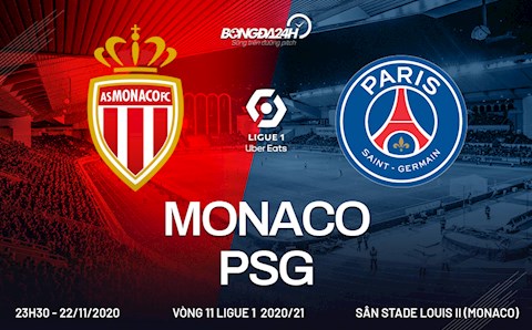 Nhận định bóng đá Monaco vs PSG 3h00 ngày 21/11 (Ligue 1 2020/21)