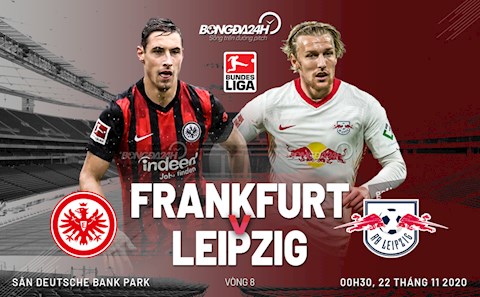 Nhận định bóng đá Frankfurt vs Leipzig 0h30 ngày 22/11 (Bundesliga 2020/21)