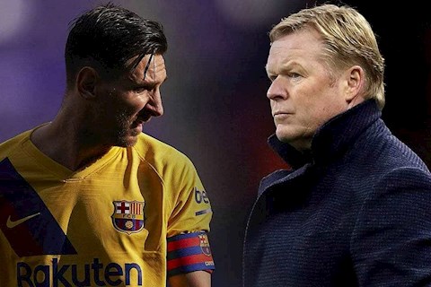 HLV Ronald Koeman chính thức lên tiếng về tương lai Messi