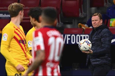 HLV Koeman nói điều cay đắng về Barca sau thất bại trước Atletico