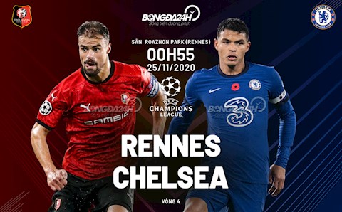 Nhận định Rennes vs Chelsea (0h55 ngày 25/11): The Blues cuốn phăng tất cả!
