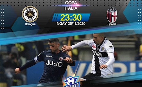 Nhận định bóng đá Bologna vs Spezia 23h30 ngày 25/11 (Cúp quốc gia Italia 2020/21)