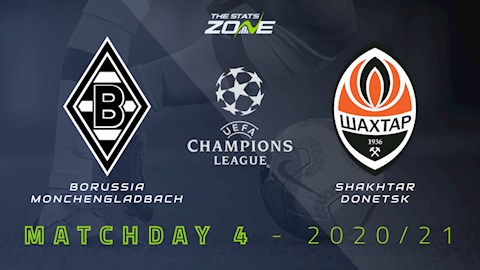 Nhận định bóng đá Gladbach vs Shakhtar Donetsk 0h55 ngày 26/11 (UEFA Champions League 2020/21)