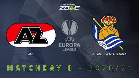 Nhận định bóng đá AZ Alkmaar vs Sociedad 3h00 ngày 27/11 (Europa League 2020/21)