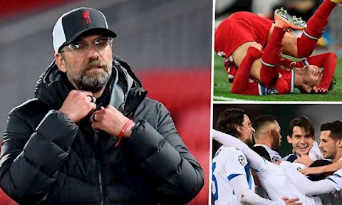 Liverpool thua thảm hại Atalanta: Khổ ải còn đang chờ phía trước